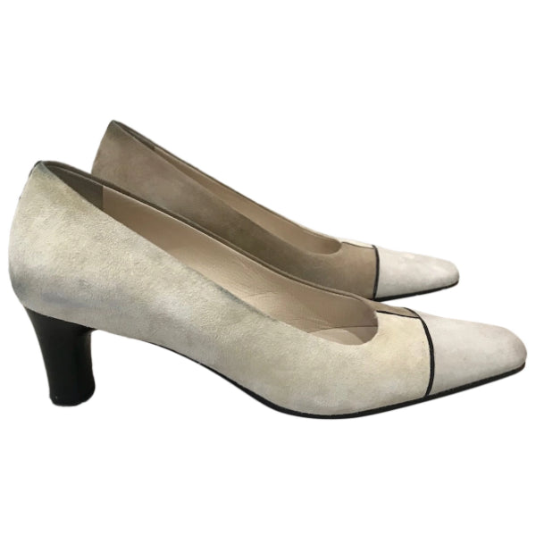 Escarpins Chanel beiges T.36,5