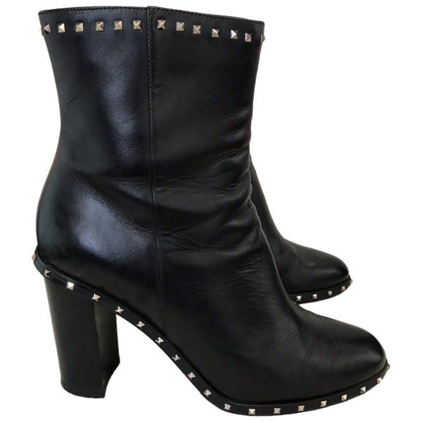Boots Valentino noires T.38,5