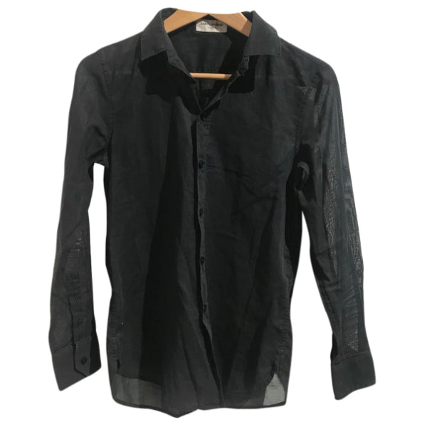 Chemise Saint Laurent noire T.38