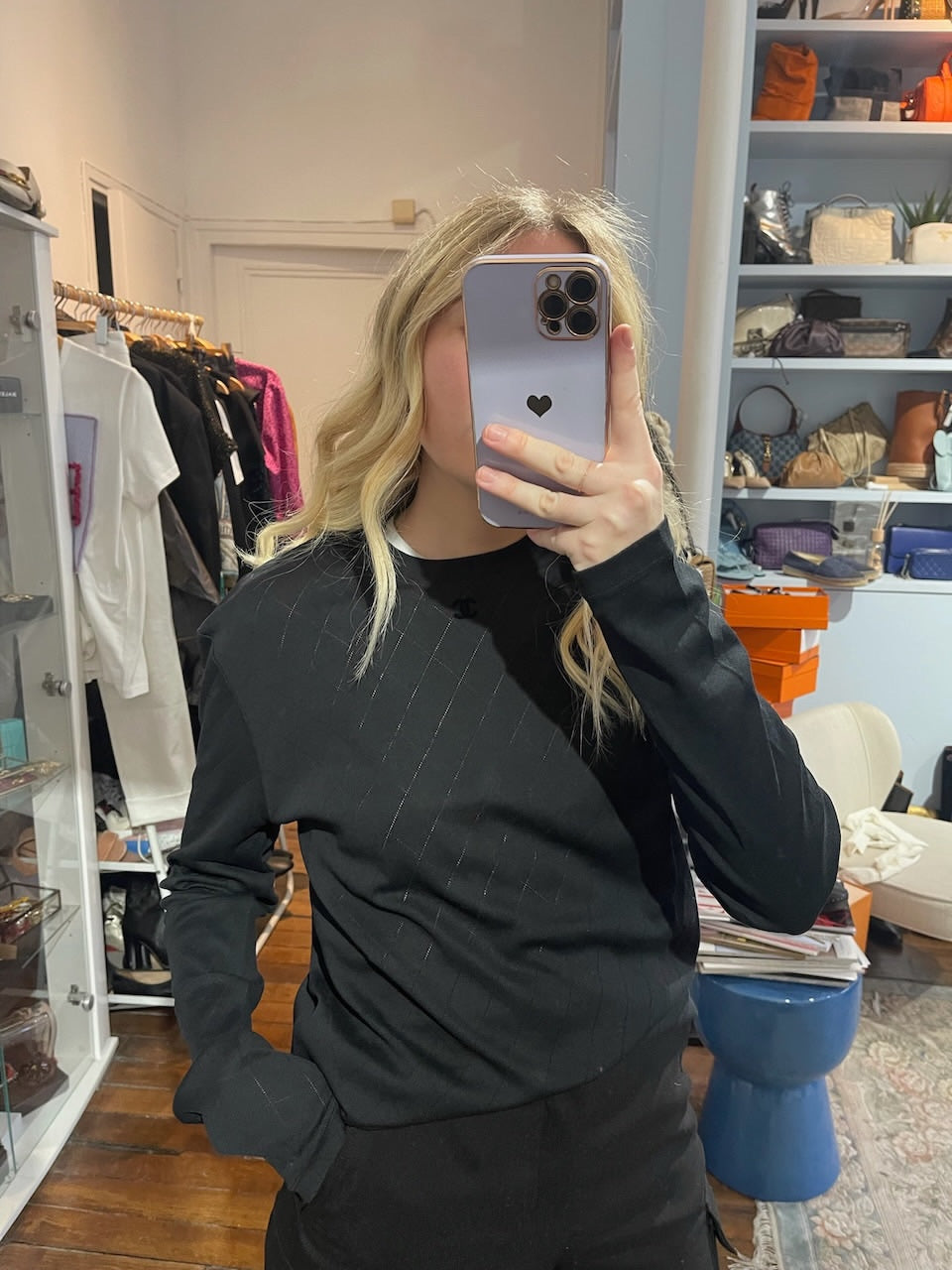 Pull Chanel noir T.M
