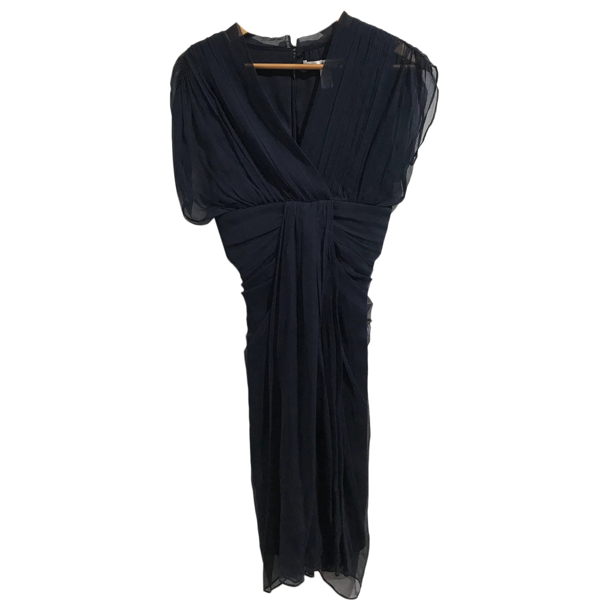 Robe Diane Von Furstenberg bleu marine T.2