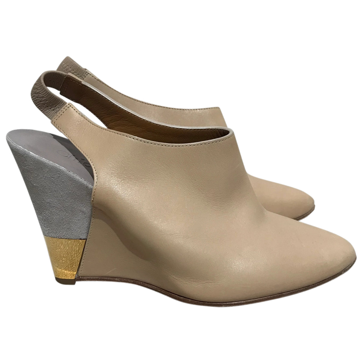 Escarpins Chloé beige T.36,5