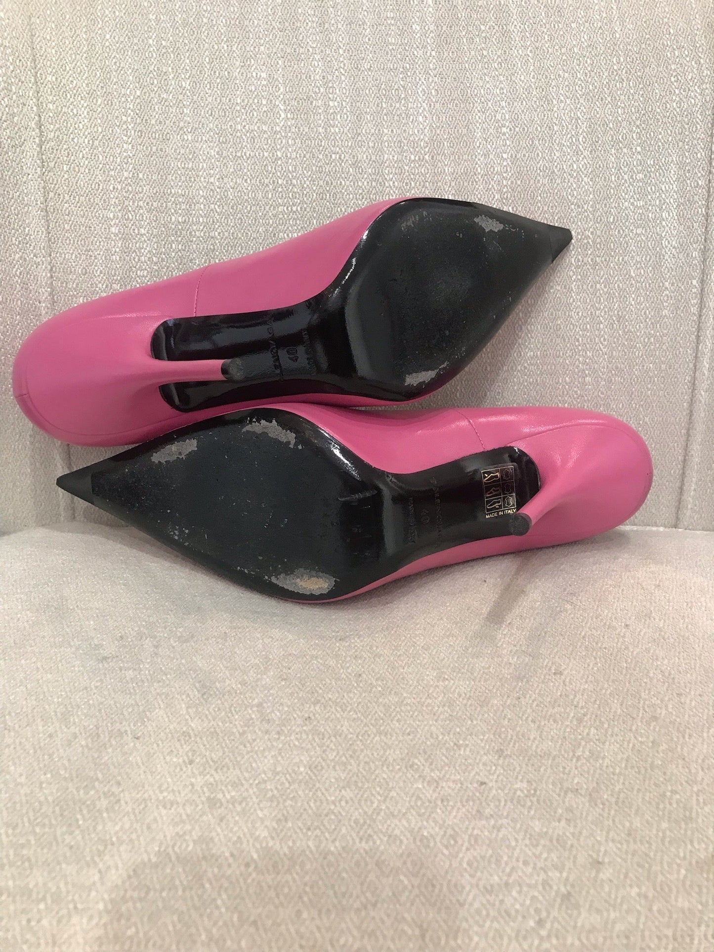 Escarpins Balenciaga roses T.40