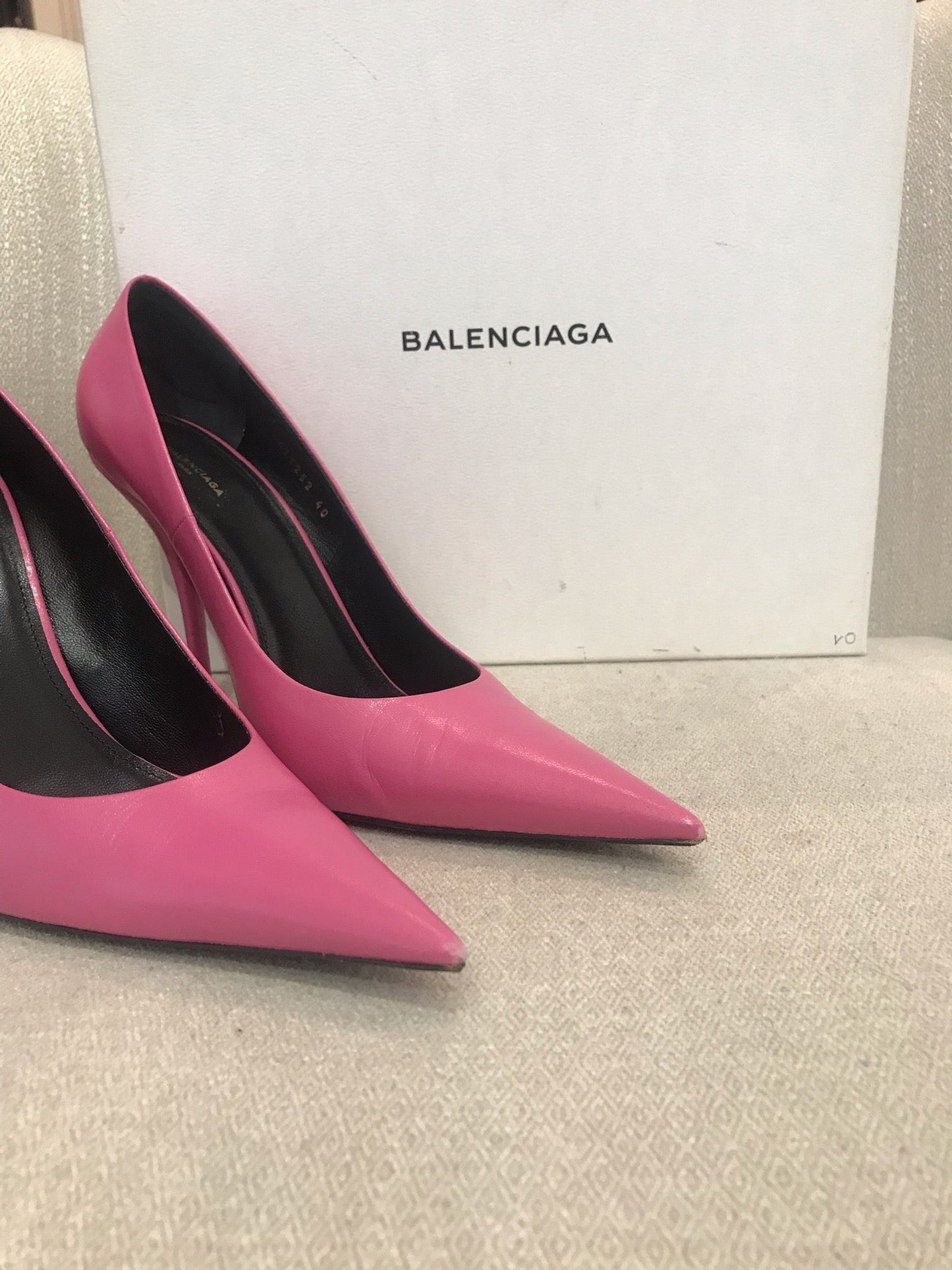 Escarpins Balenciaga roses T.40