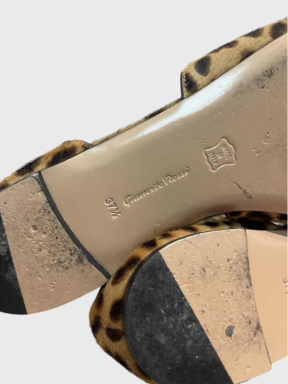Ballerines Gianvito Rossi leopard T.37,5