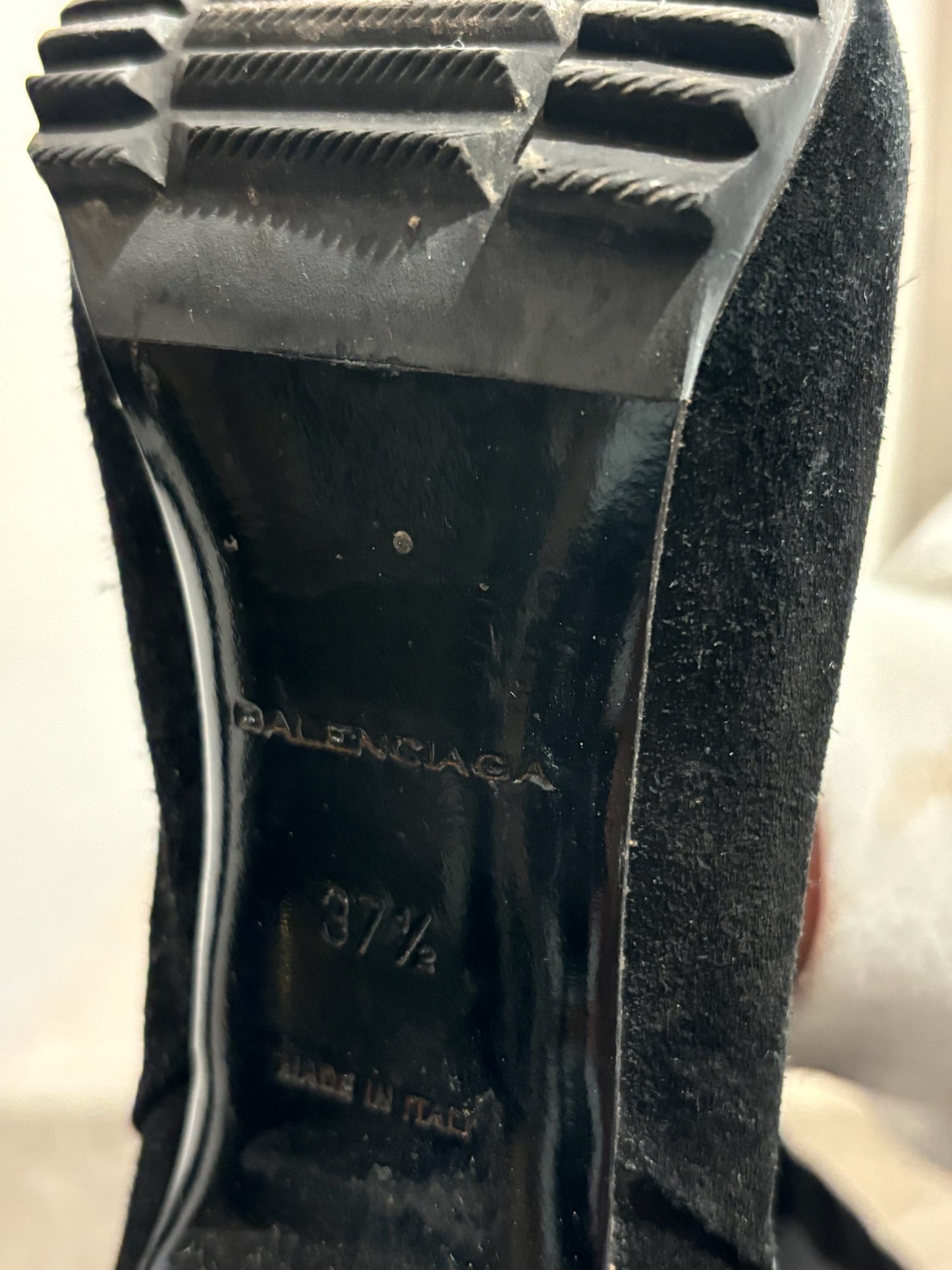 Boots Balenciaga noires T.37,5