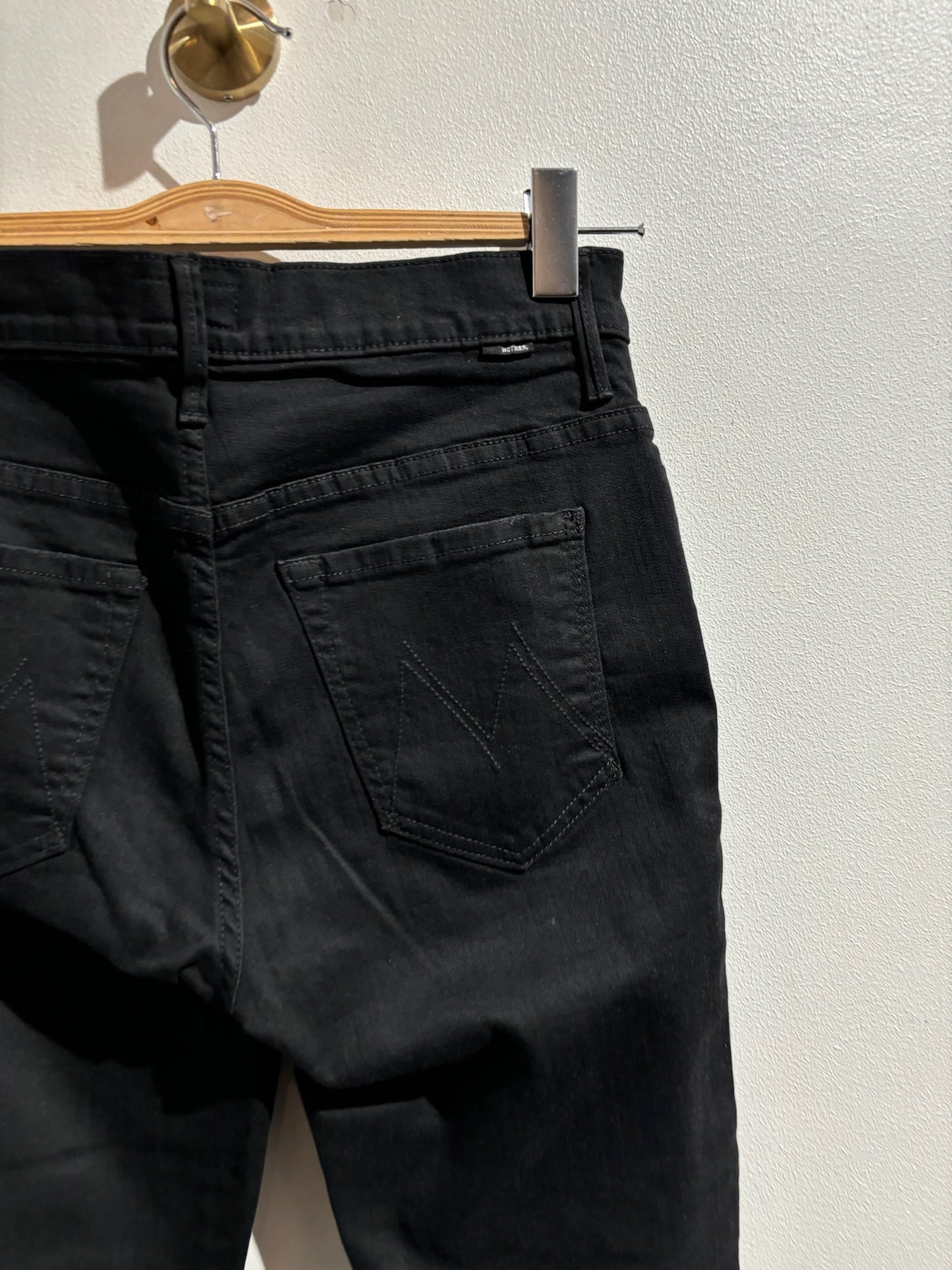 Jeans Mother noir T.28