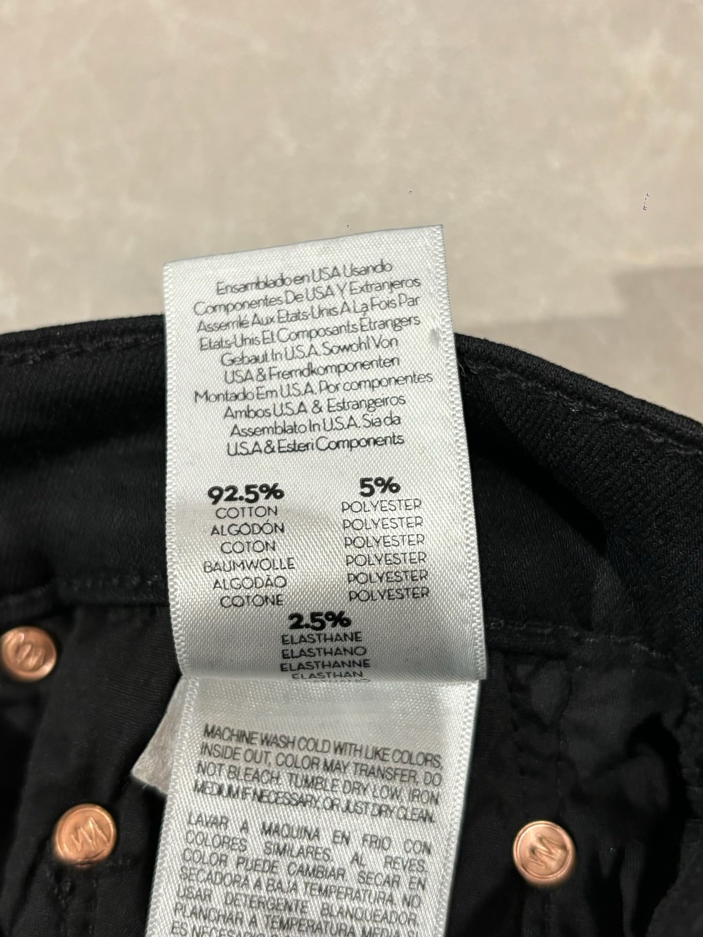 Jeans Mother noir T.28