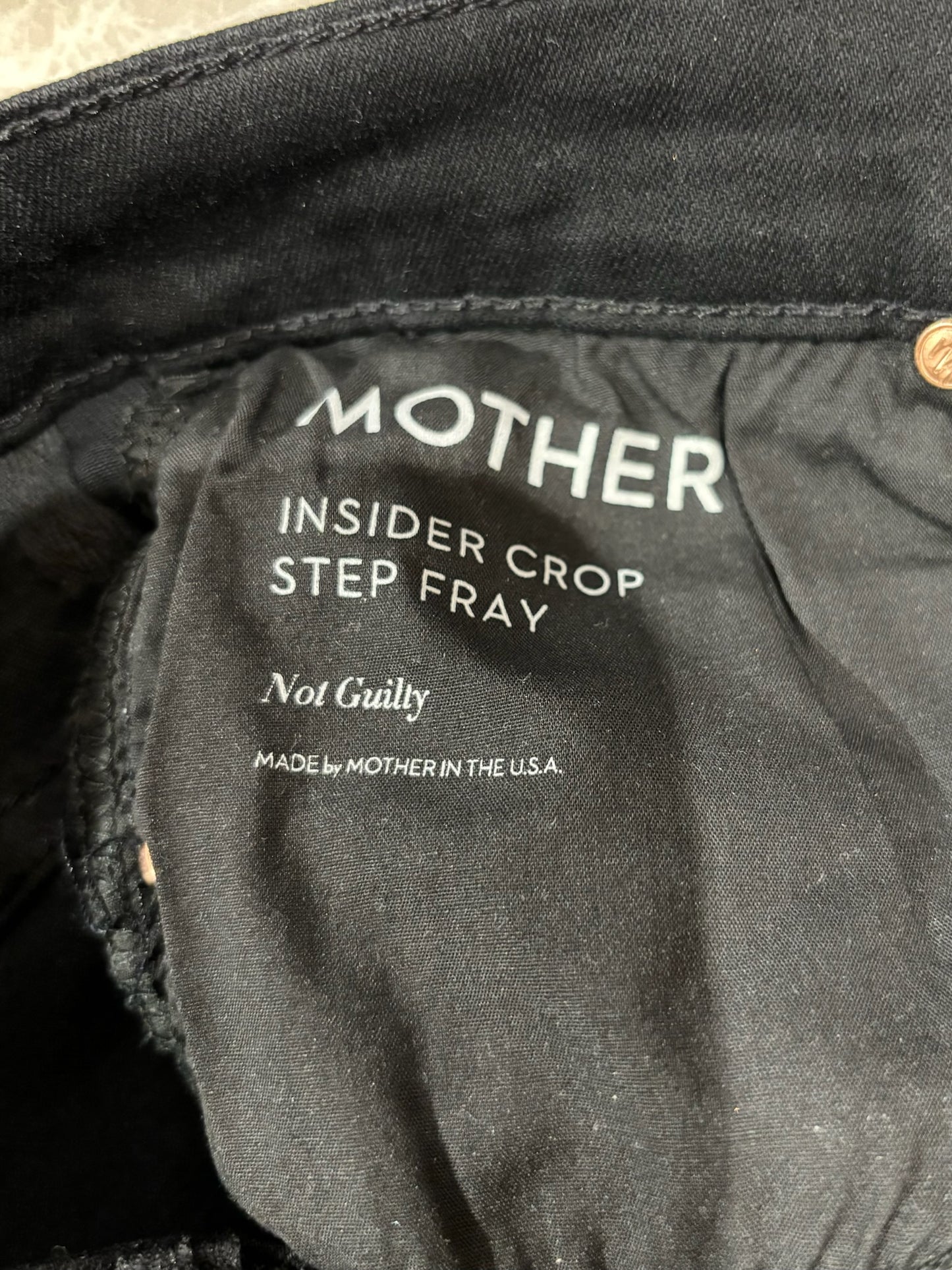 Jeans Mother noir T.28