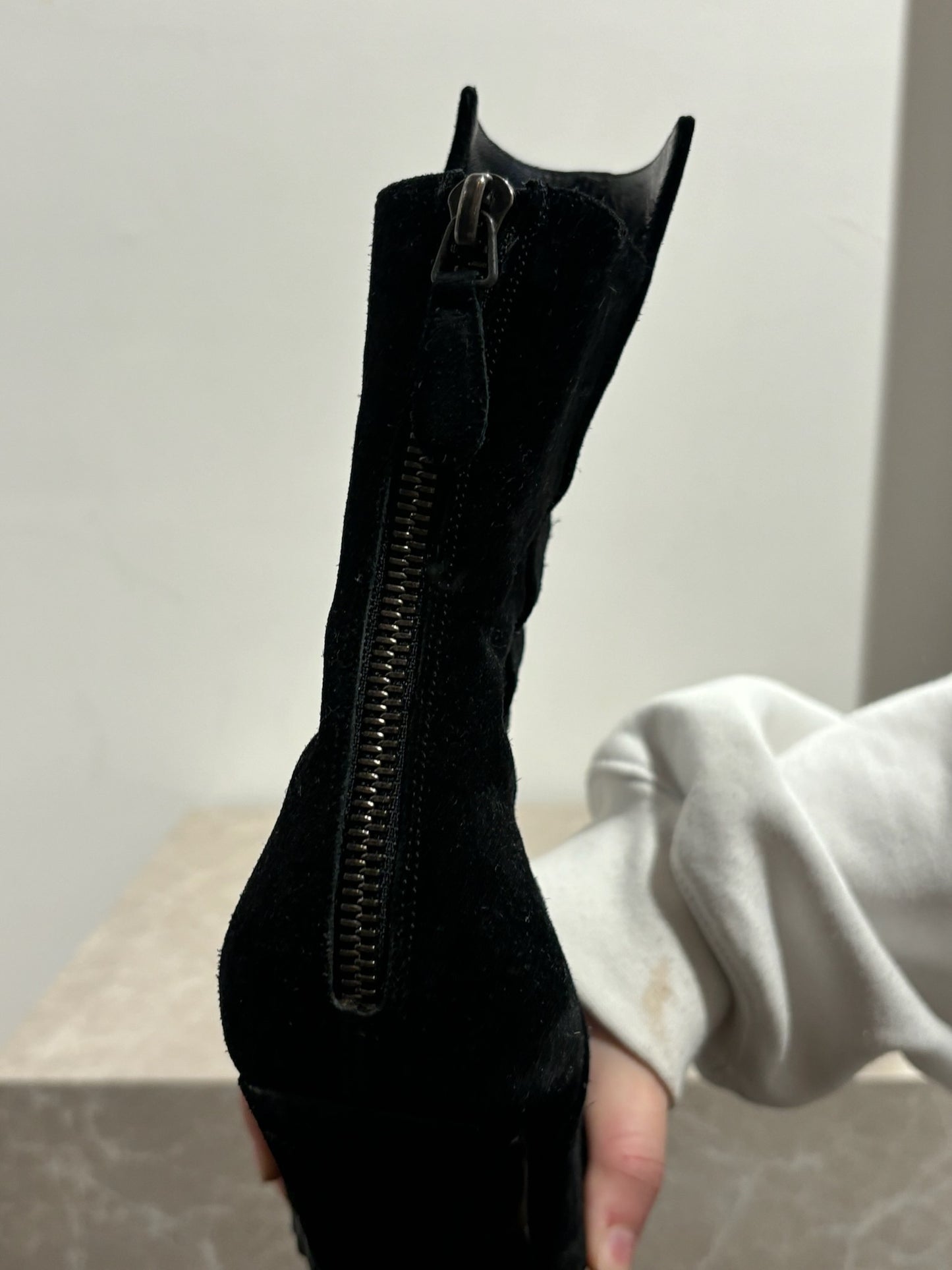 Boots Balenciaga noires T.37,5