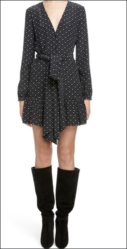 Robe Saint Laurent noire T.42