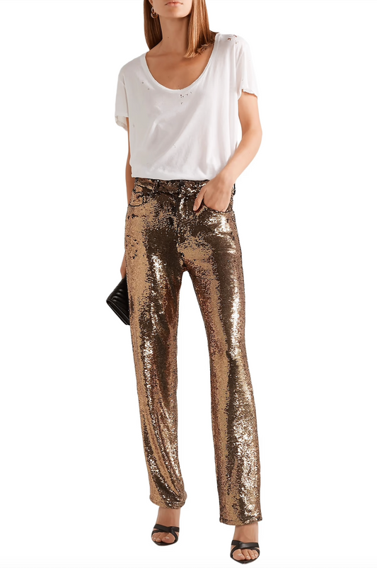 Pantalon Iro doré T.34