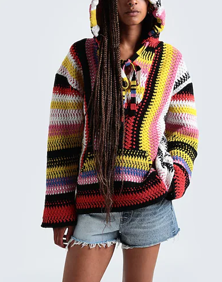 Poncho Chloé multicolore T.38