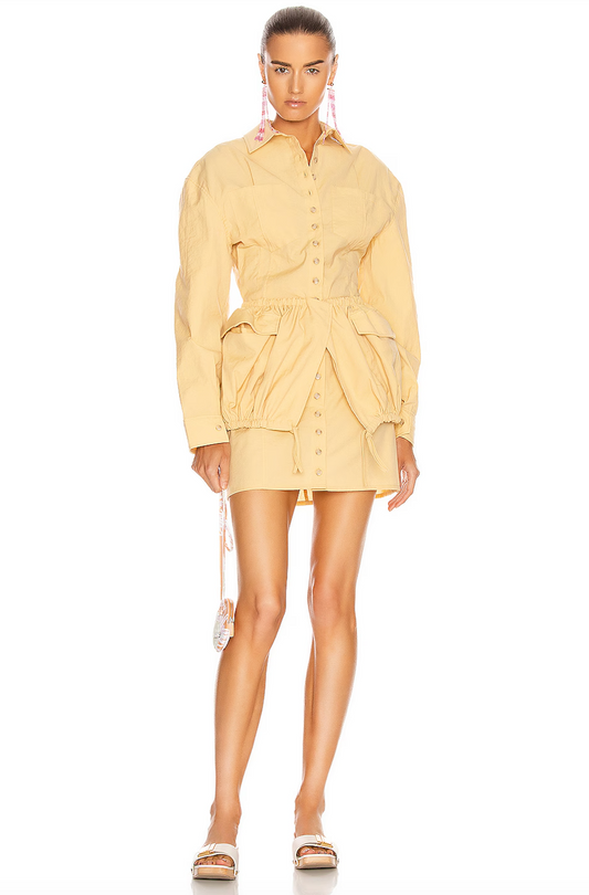 Robe Jacquemus jaune T.38