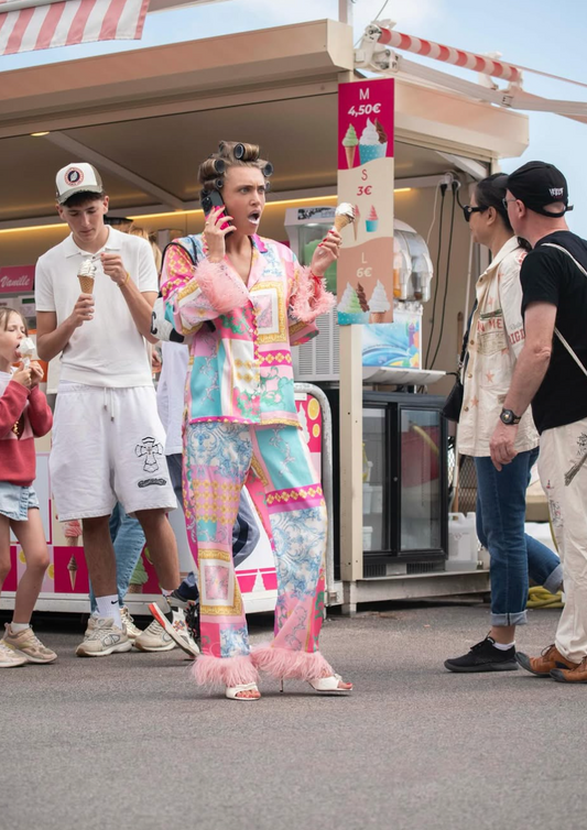 Pantalon Vicolo imprimé T.S