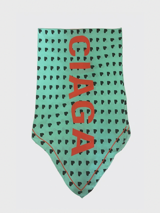 Foulard Balenciaga vert