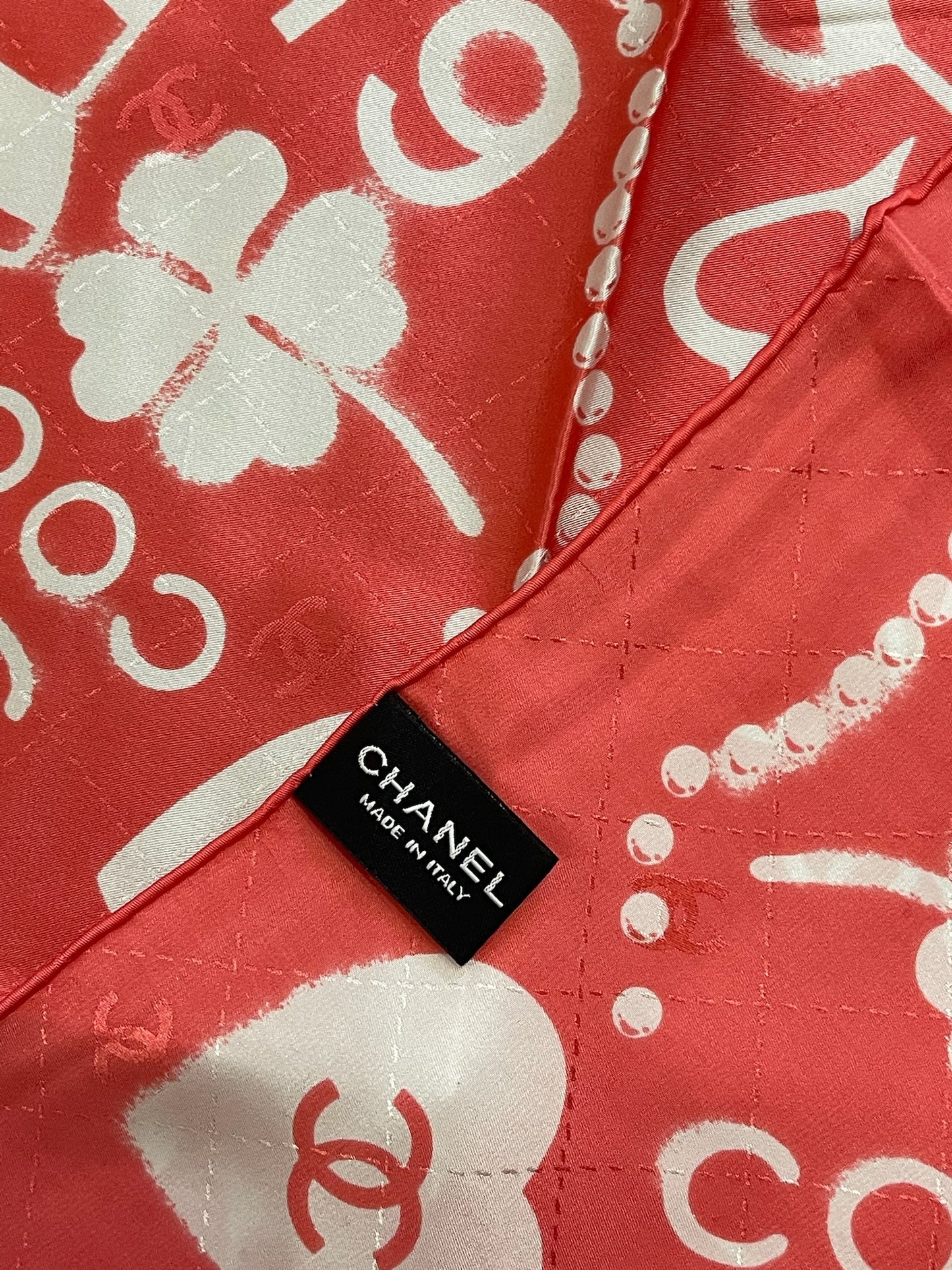 Foulard Chanel Rose