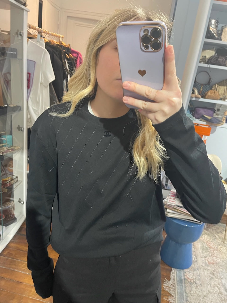 Pull Chanel noir T.M
