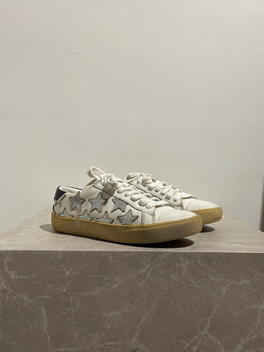 Baskets Saint Laurent étoiles T.34,5