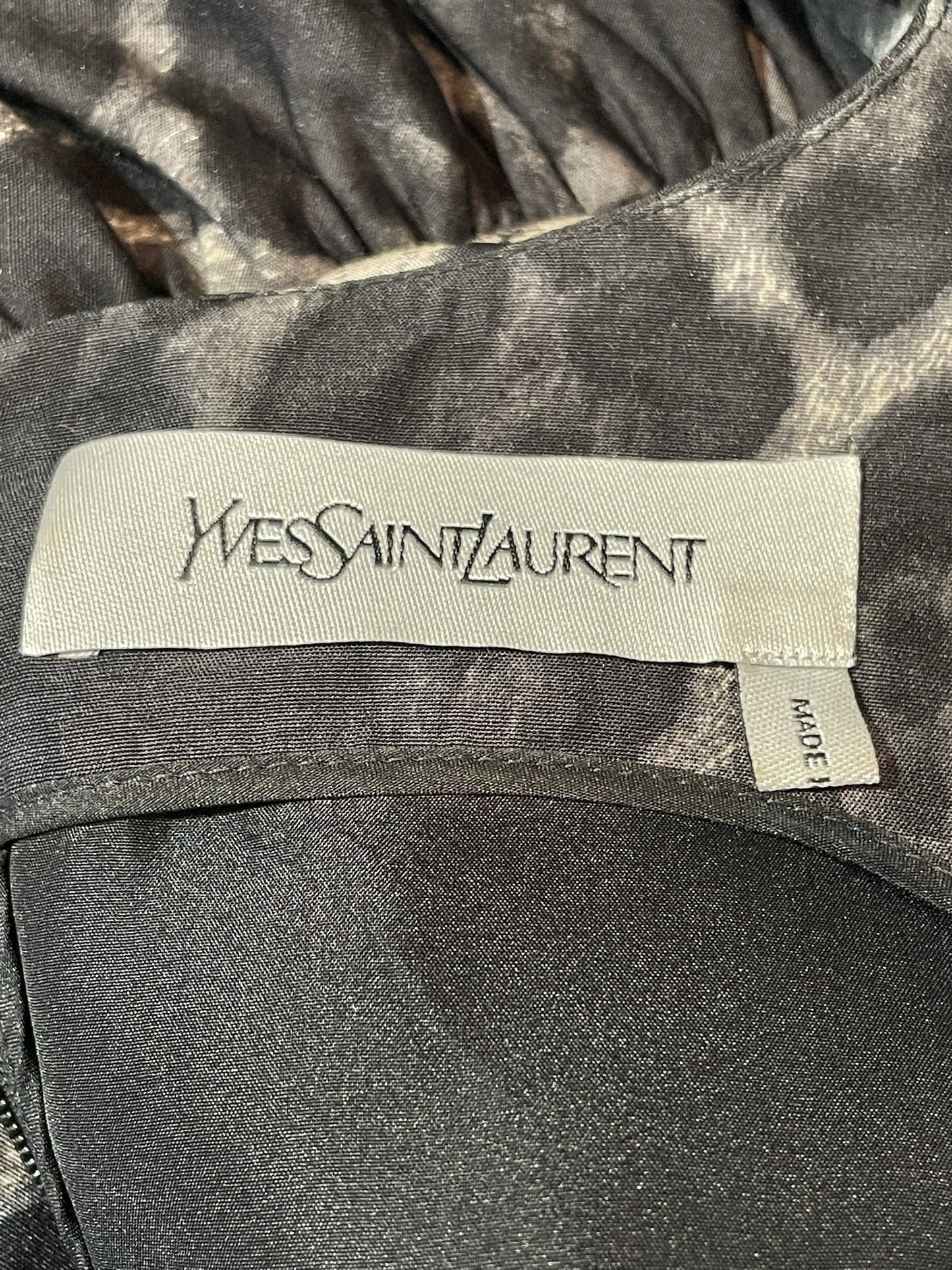 Robe Yves Saint Laurent léopard T.38