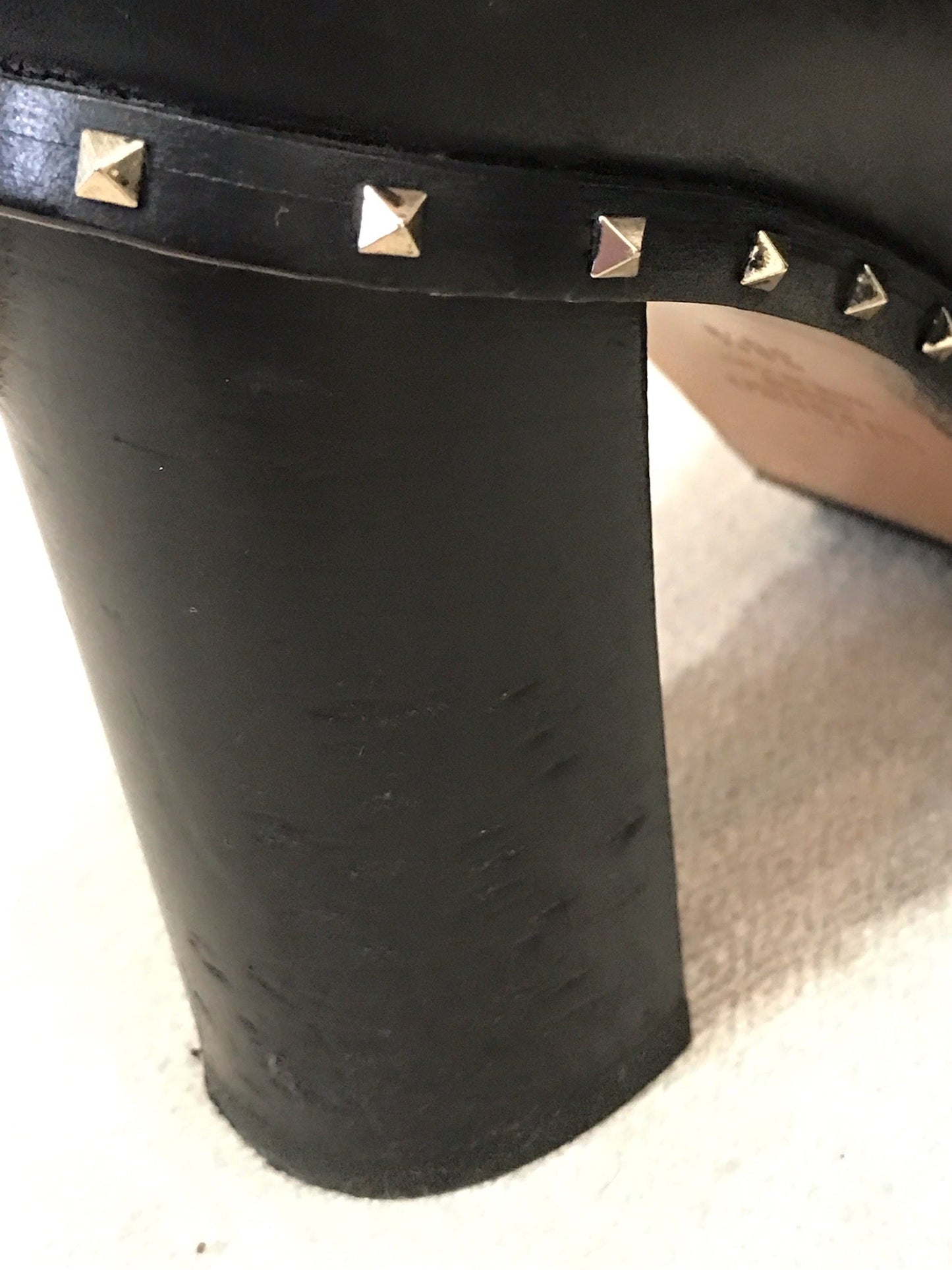 Boots Valentino noires T.38,5