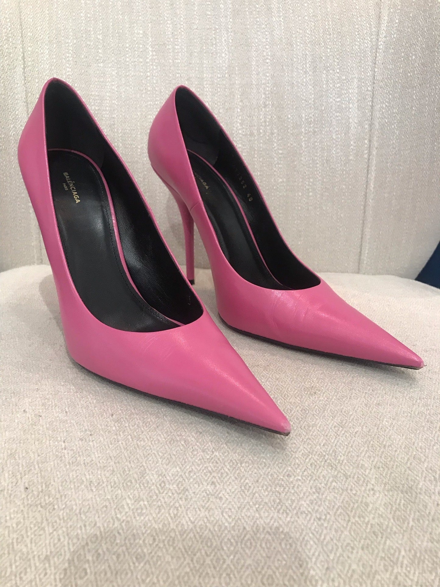 Escarpins Balenciaga roses T.40