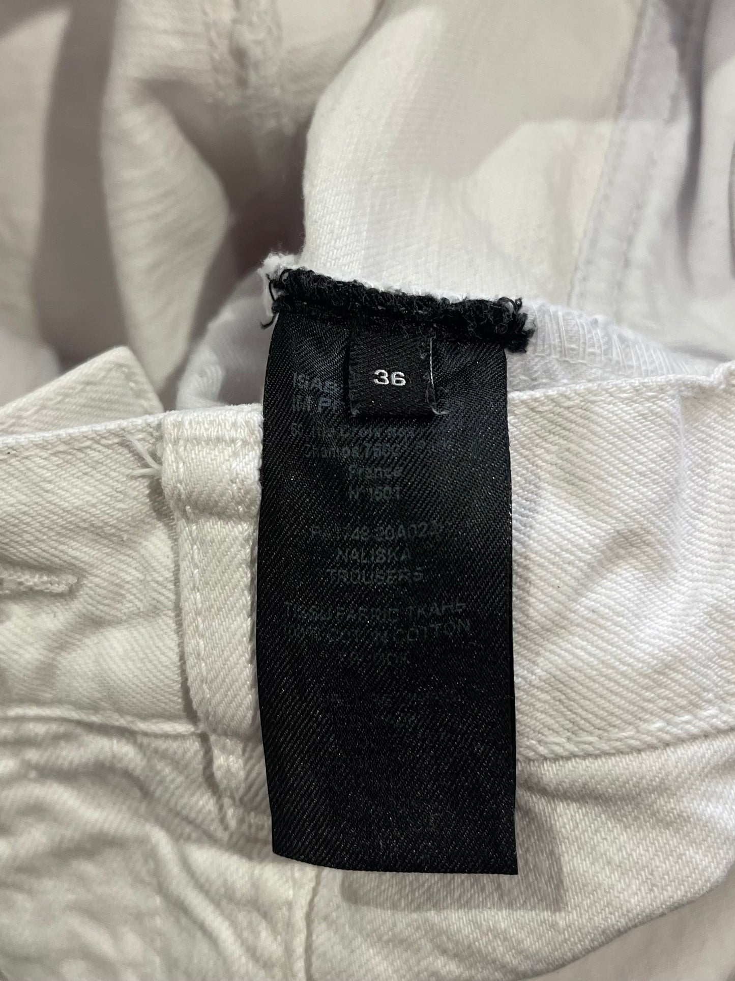 Jeans Isabel Marant blanc T.36