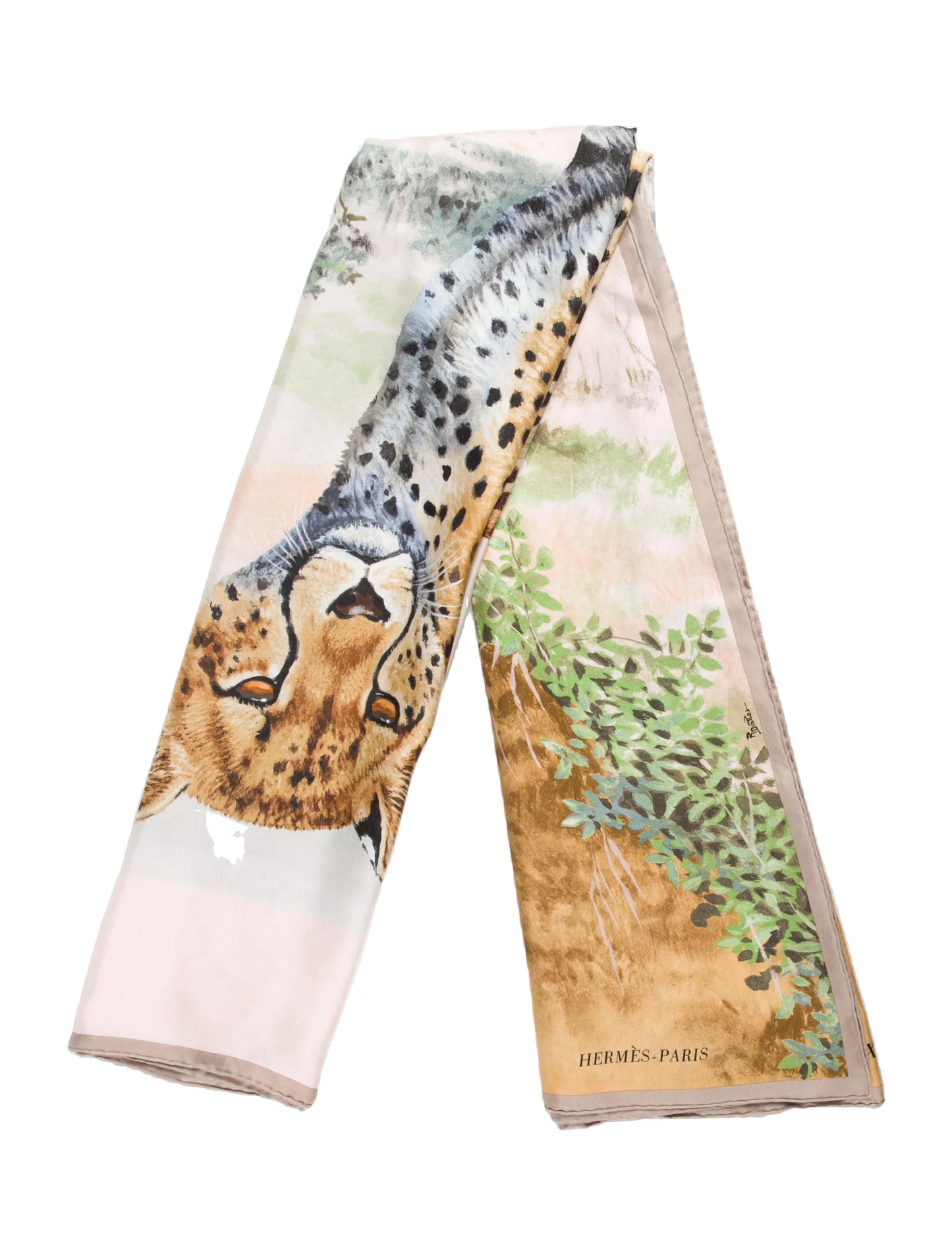 Foulard Hermes 140 Acinonyx Jubatus NEUF