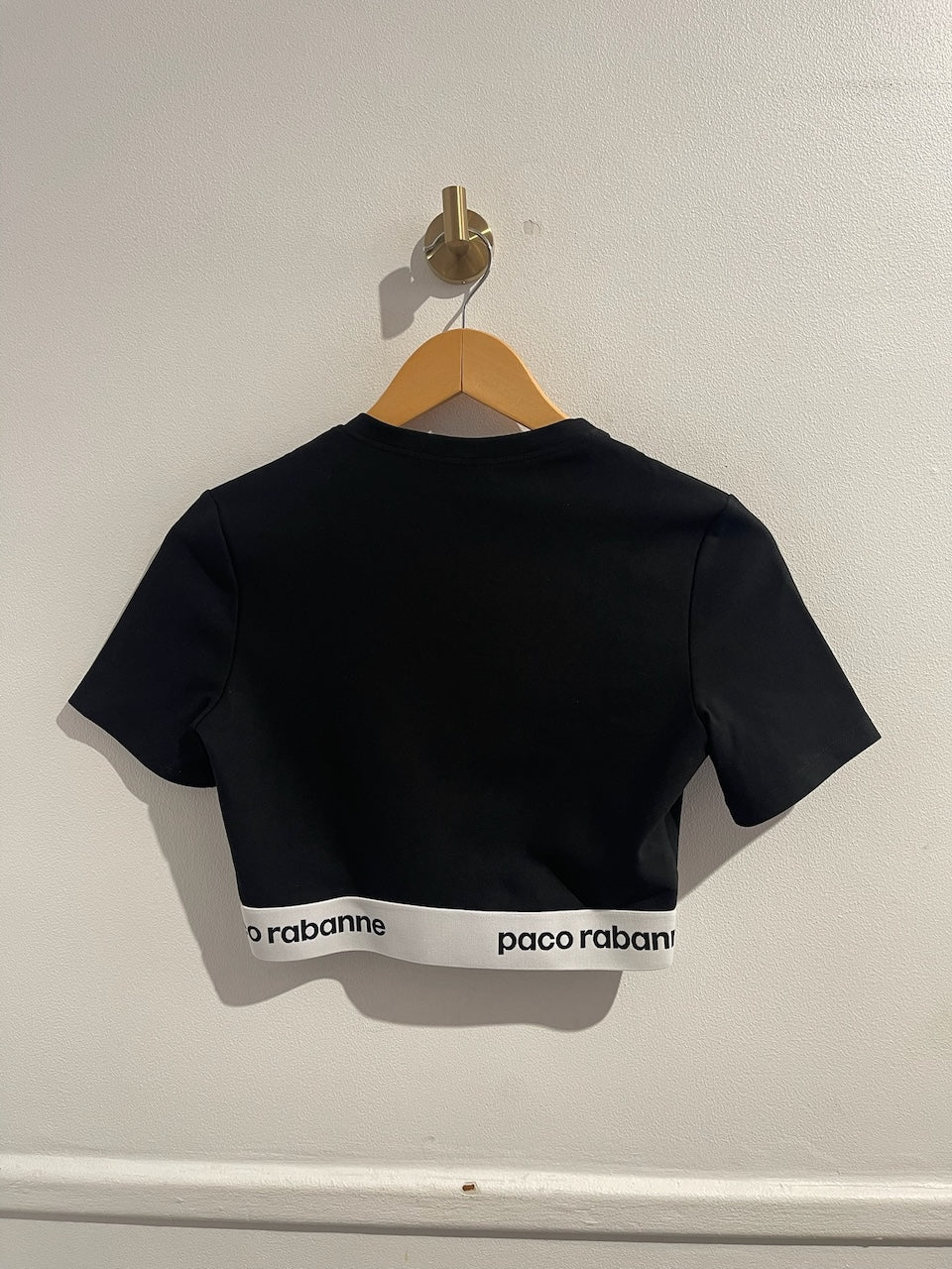 Top Paco Rabanne noir T.L