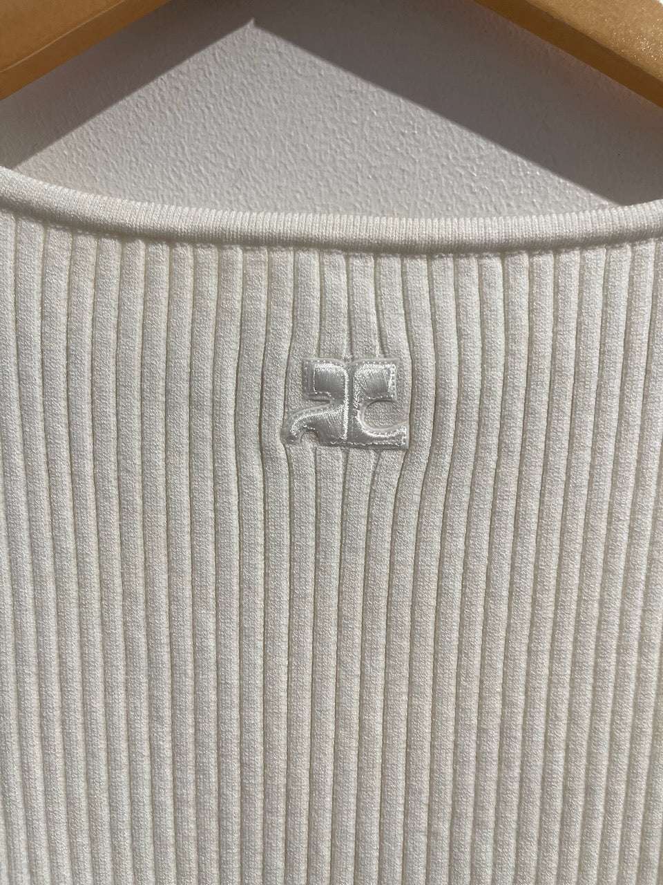 Robe Courrèges blanche T.2
