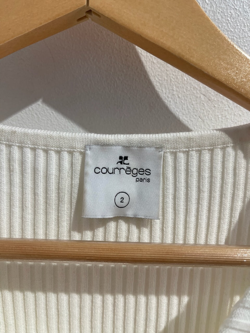 Robe Courrèges blanche T.2