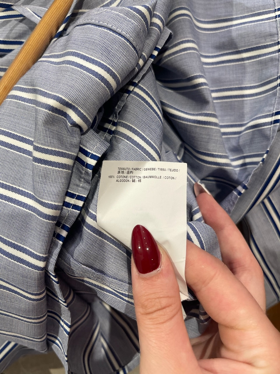 Top Balenciaga rayé T.40