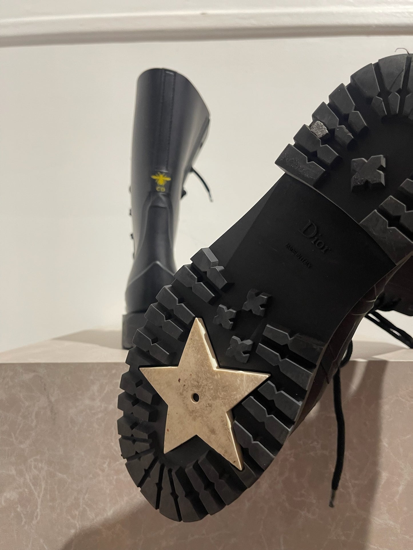 Bottes Dior noires T.42