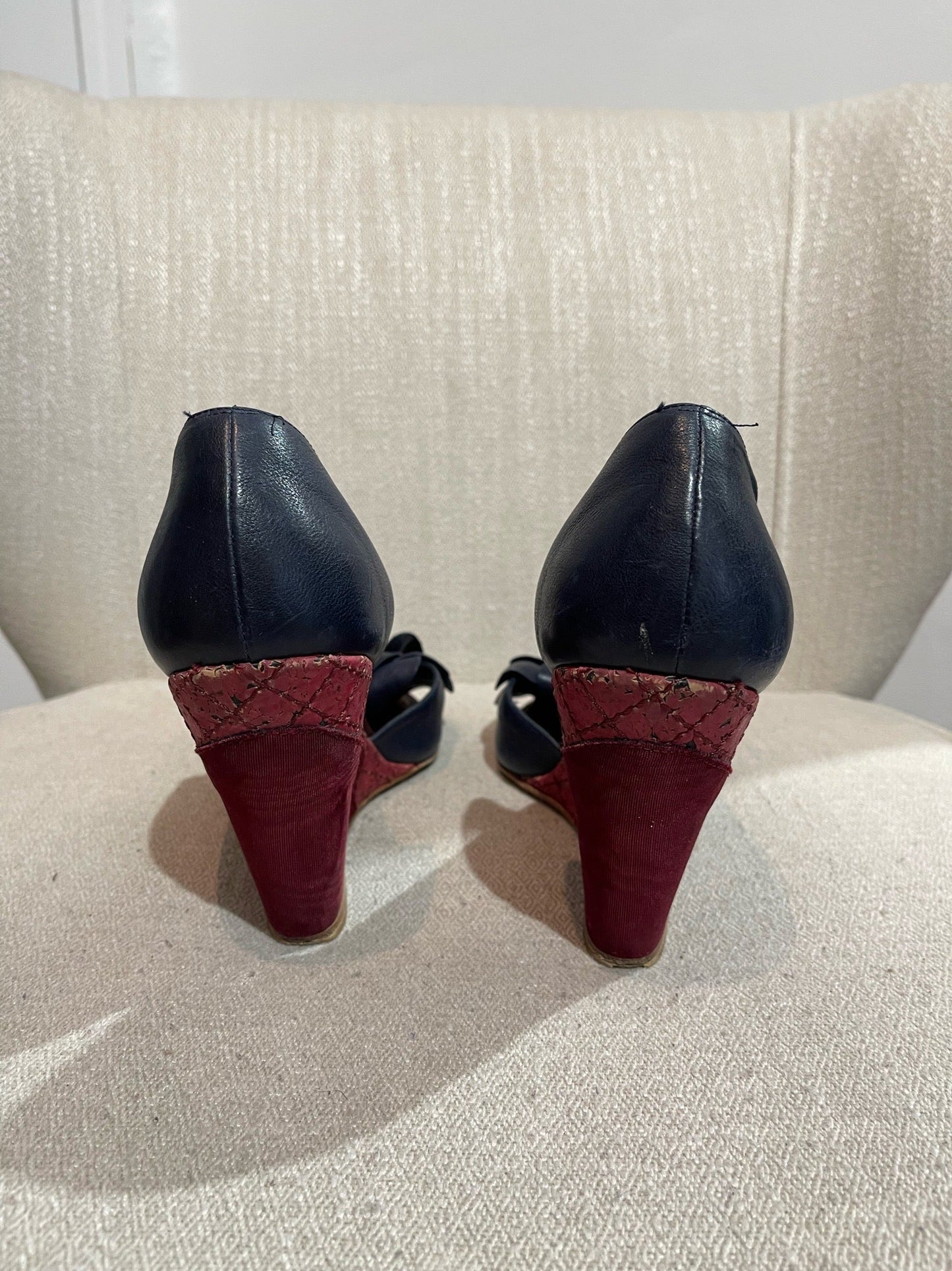 Escarpins Chanel bleus T.39