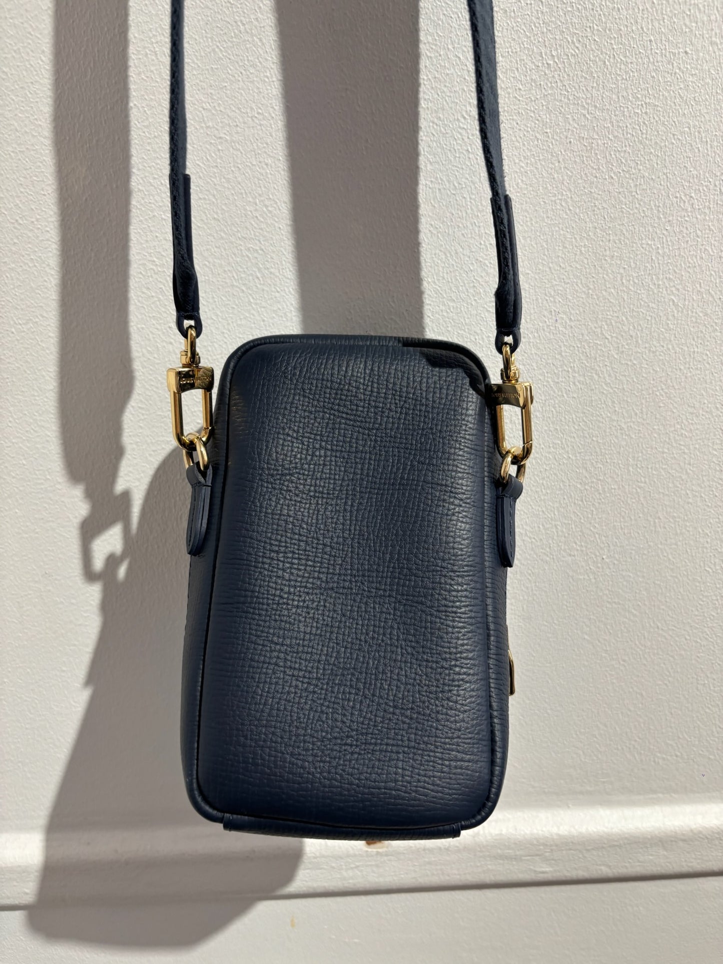 Sac pochette Louis Vuitton X Nigo bleu
