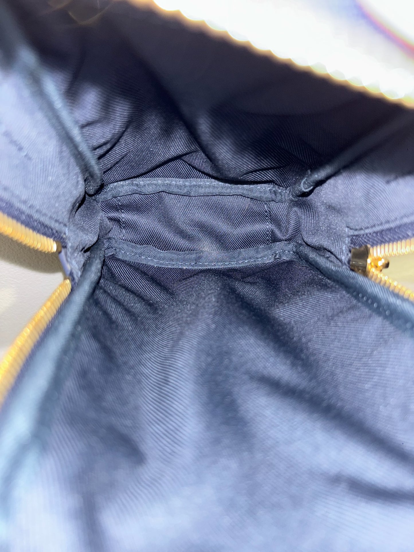 Sac pochette Louis Vuitton X Nigo bleu