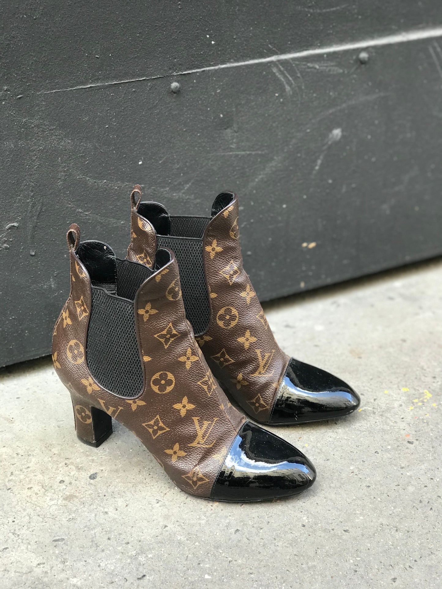 Boots Louis Vuitton T.37,5