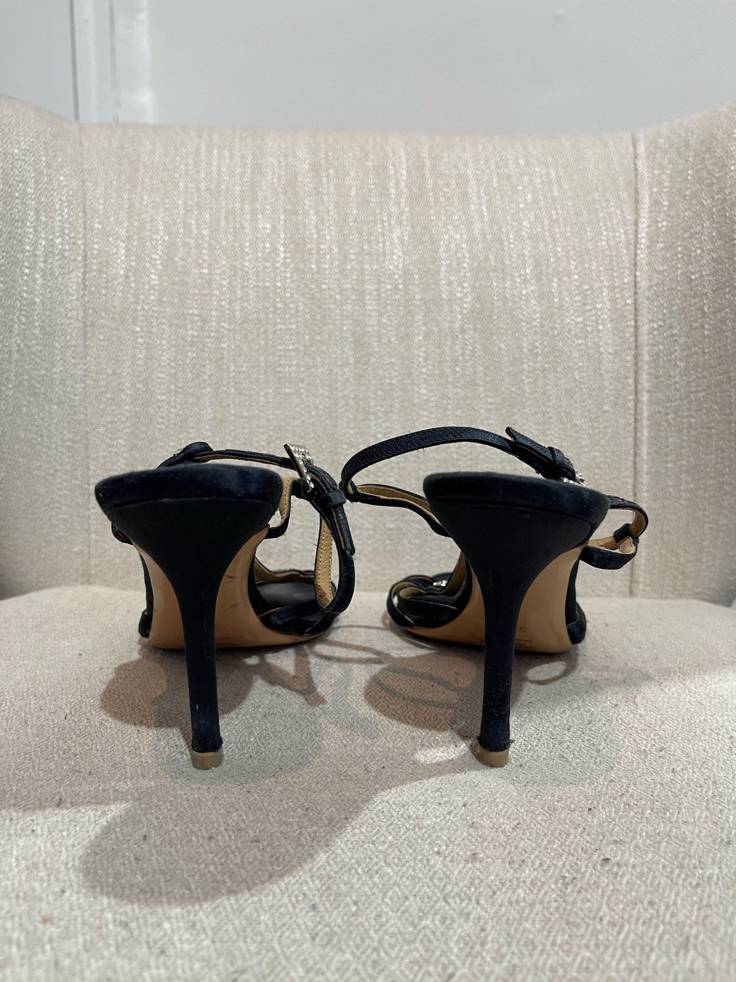 Sandales Valentino bleu marine T.38,5