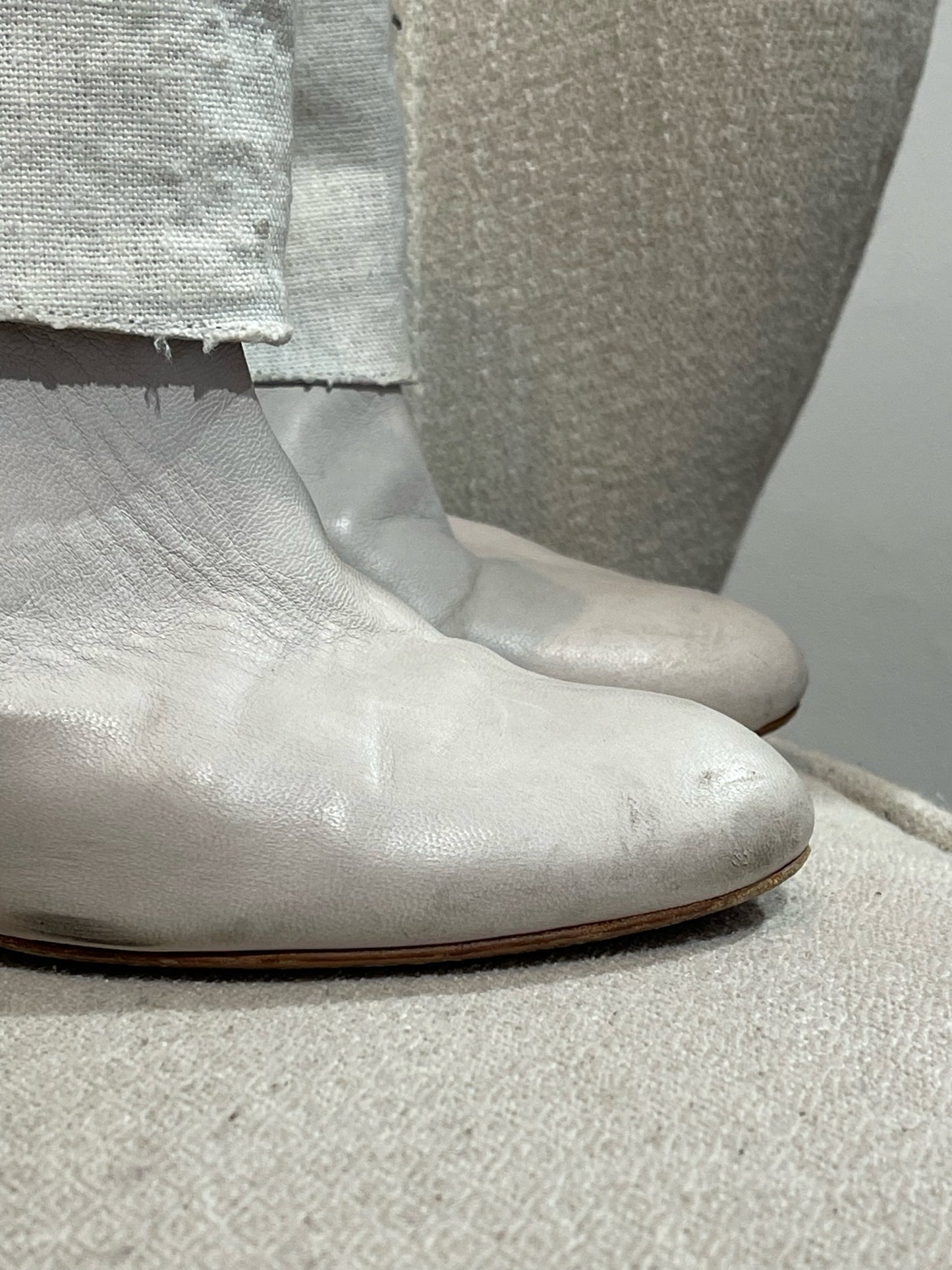 Bottes Casadei blanches T.38