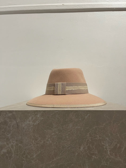 Chapeau Maison Michel rose T.L