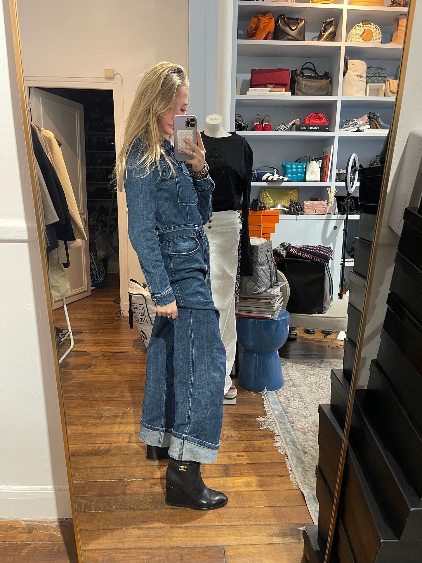 Bottes Celine noires T.37