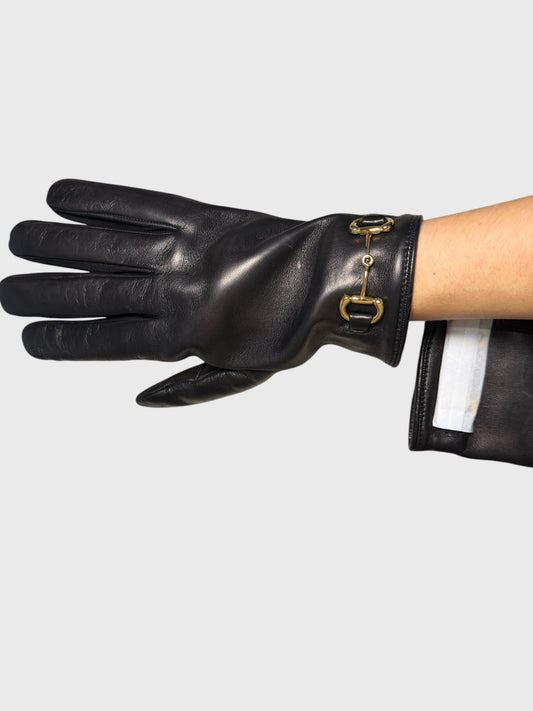 Gants Gucci noirs T.S