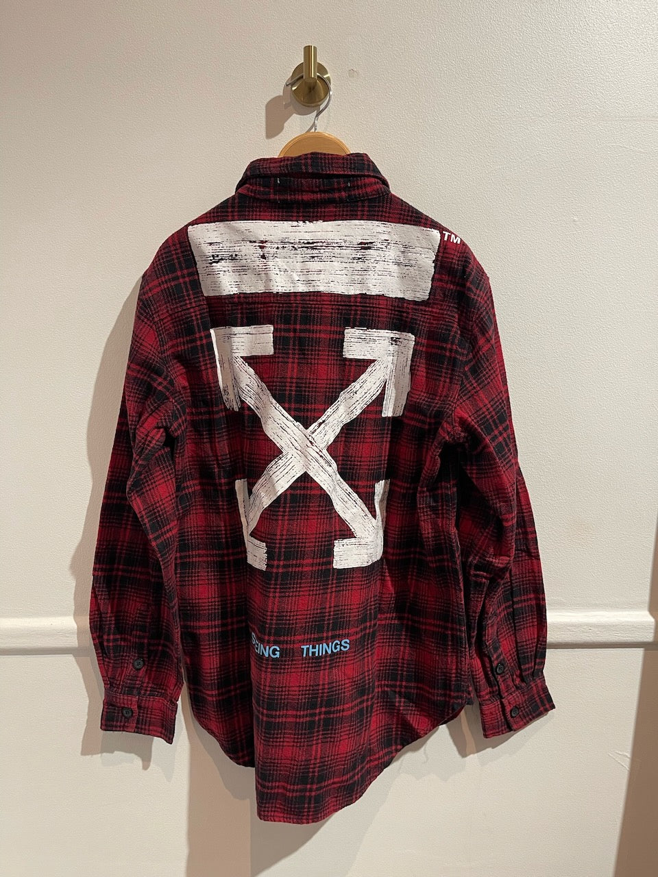 Chemise Off White rouge T.XL