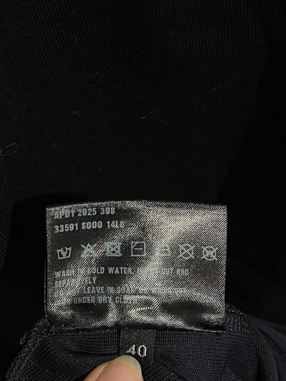 Robe Prada noire T.36