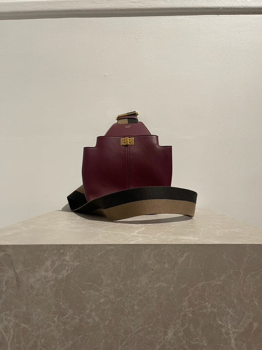Sac Fendi Guitar bordeaux