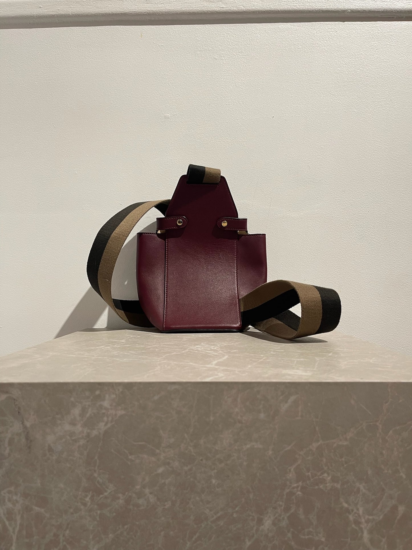 Sac Fendi Guitar bordeaux