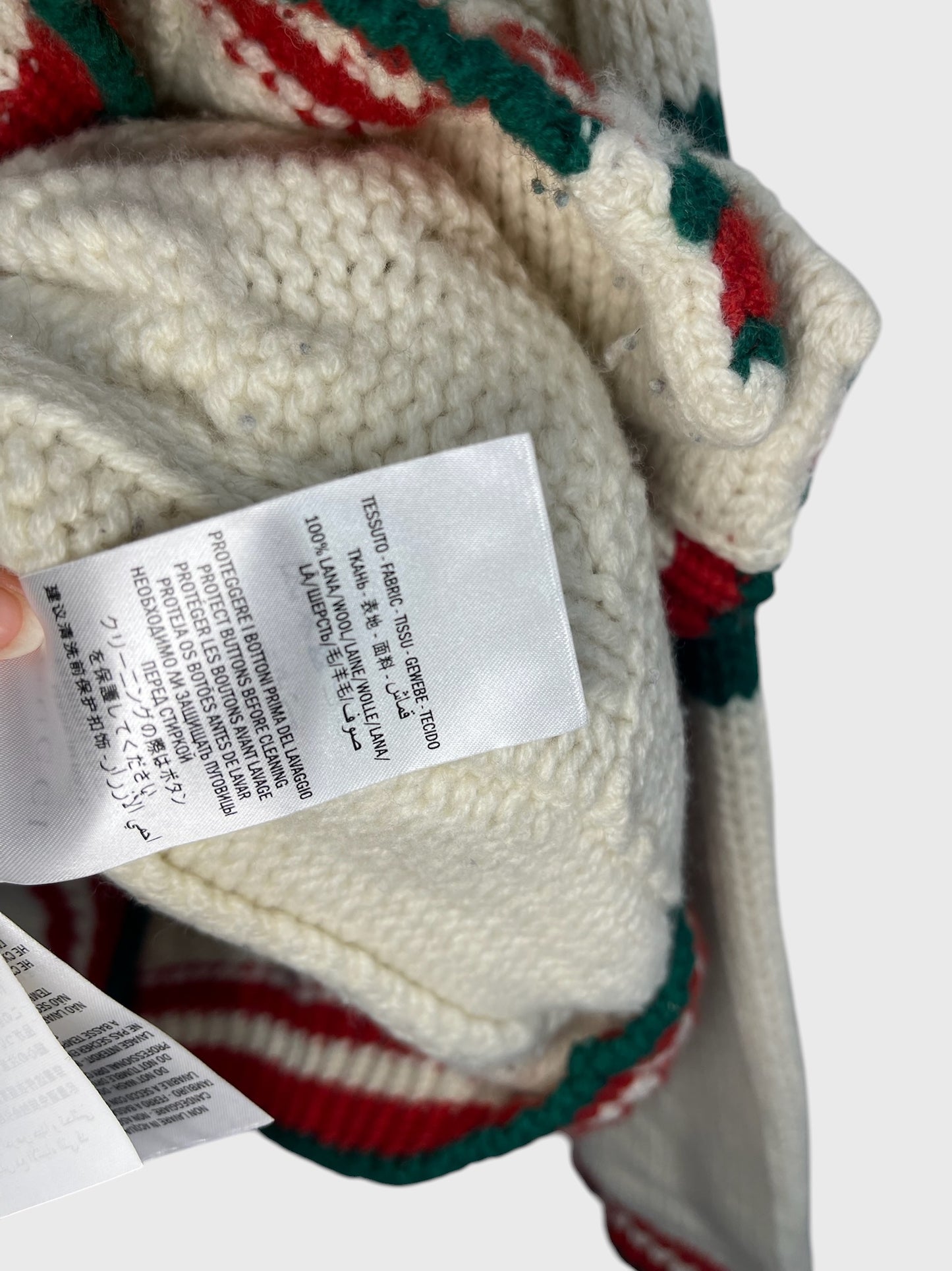 Cardigan Gucci blanc T.XS