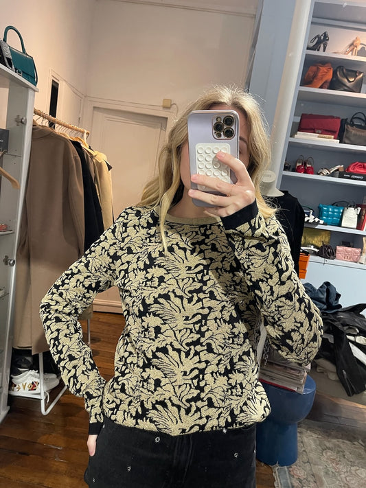 Top Rochas doré T.40