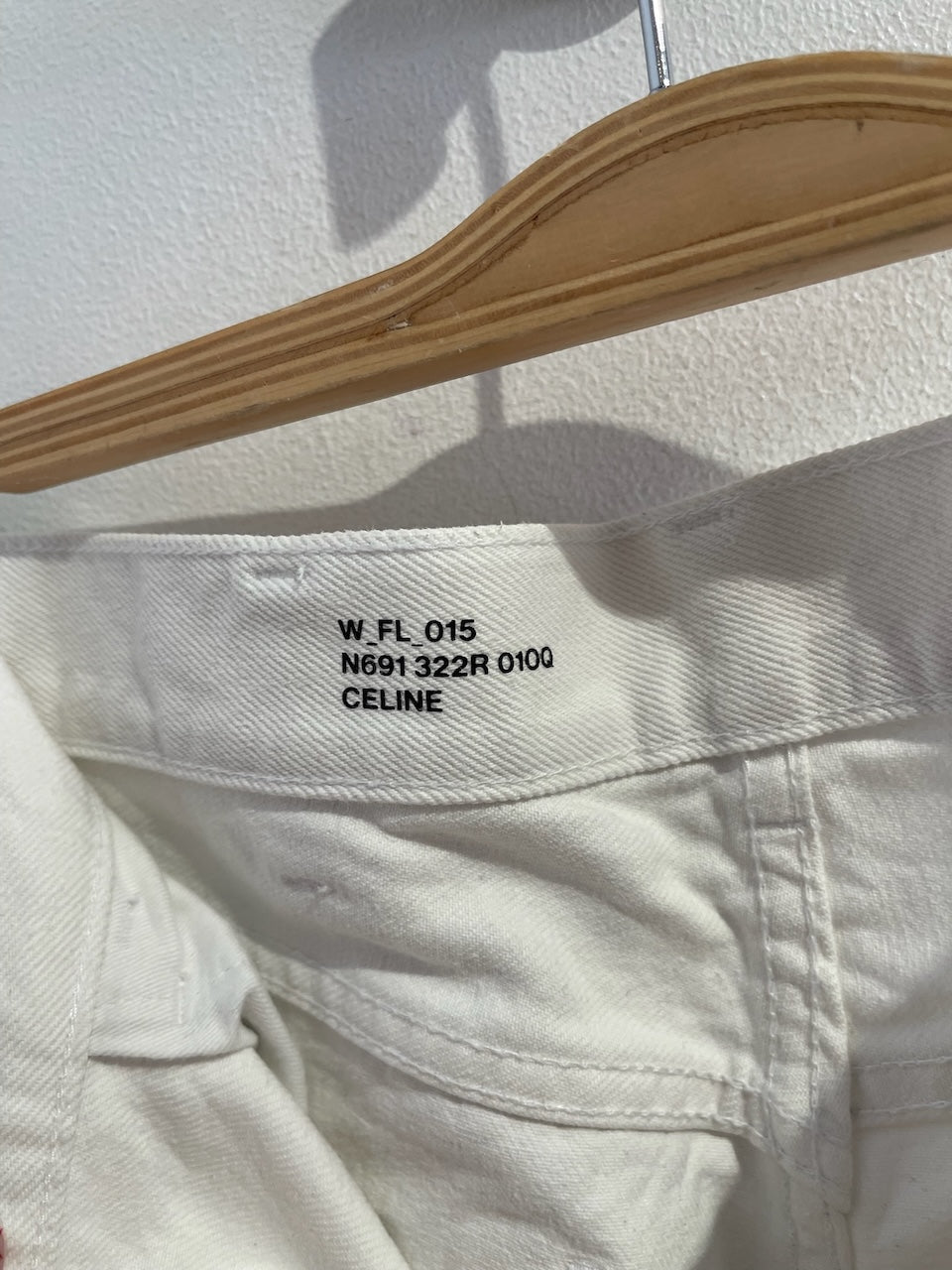 Jeans Celine blanc T.30