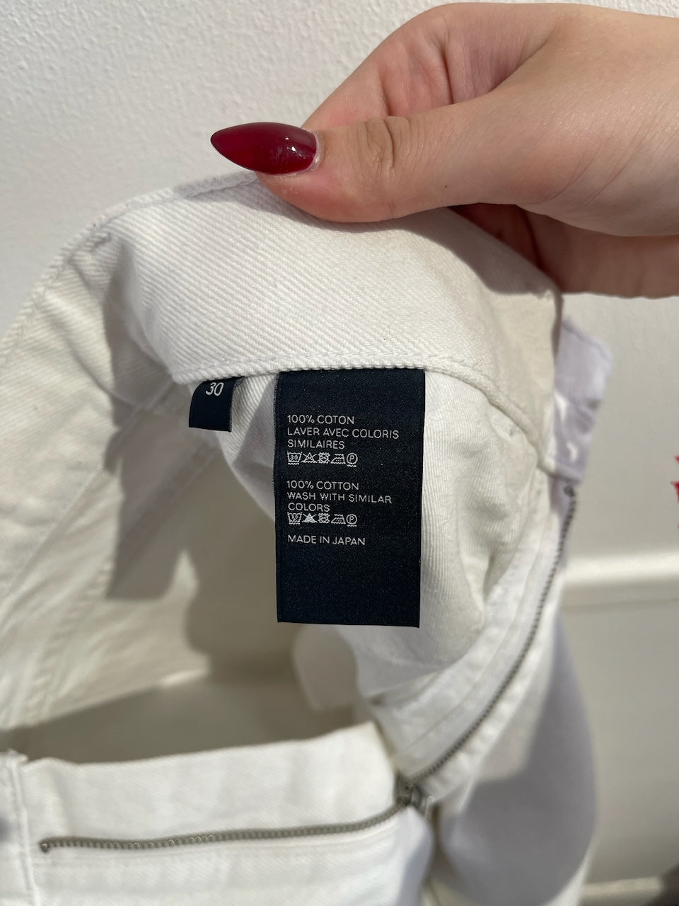 Jeans Celine blanc T.30